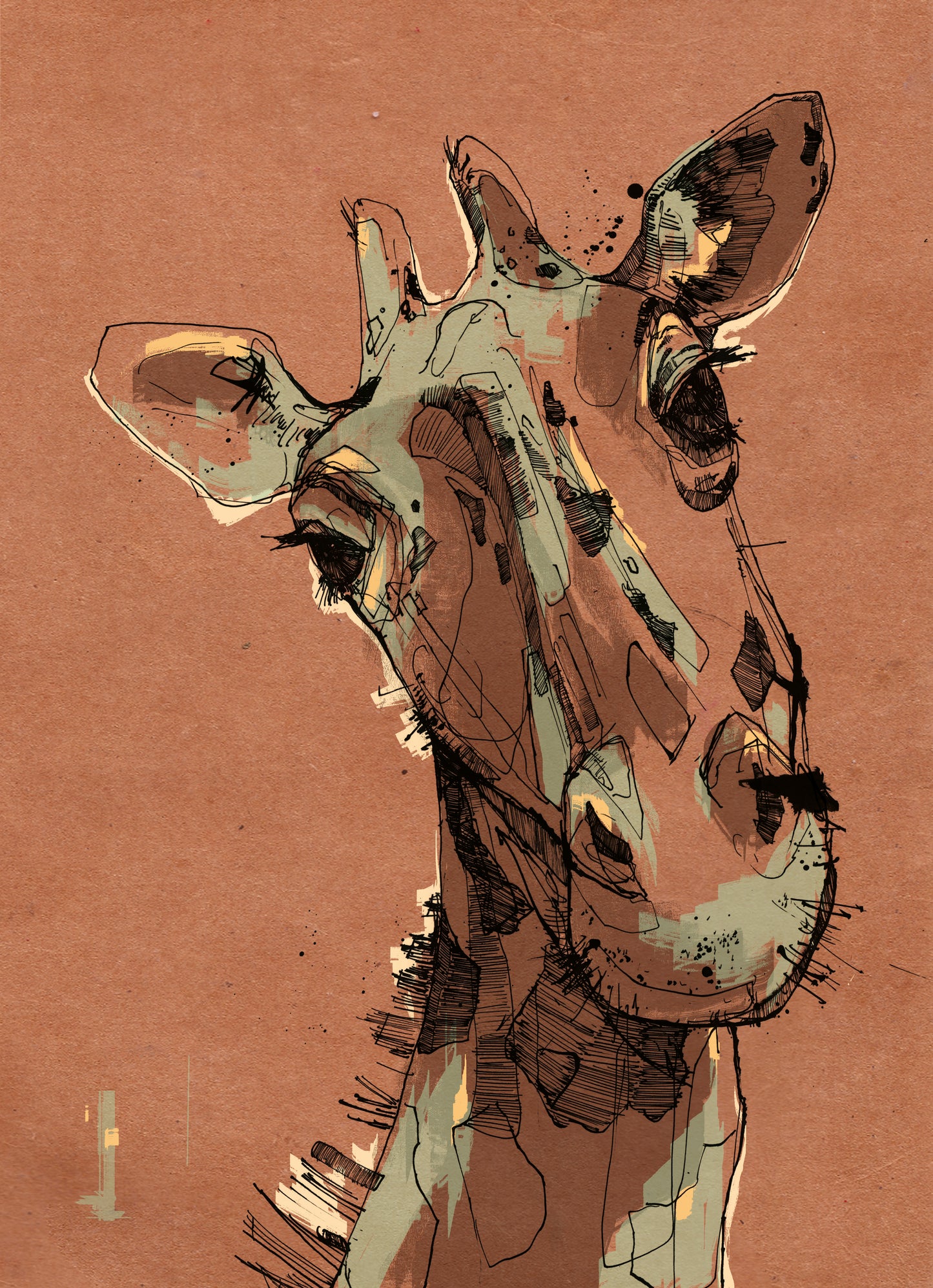 Giraffe  Illustration