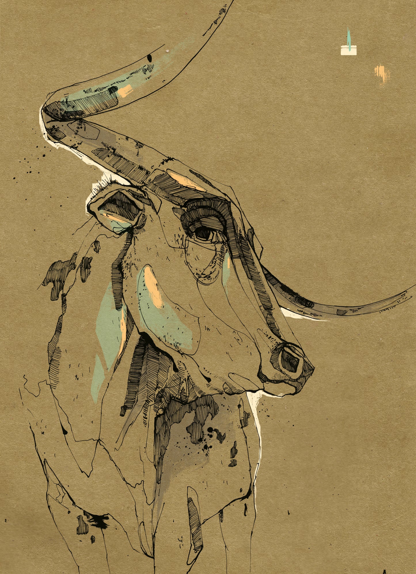 Cow Illustration