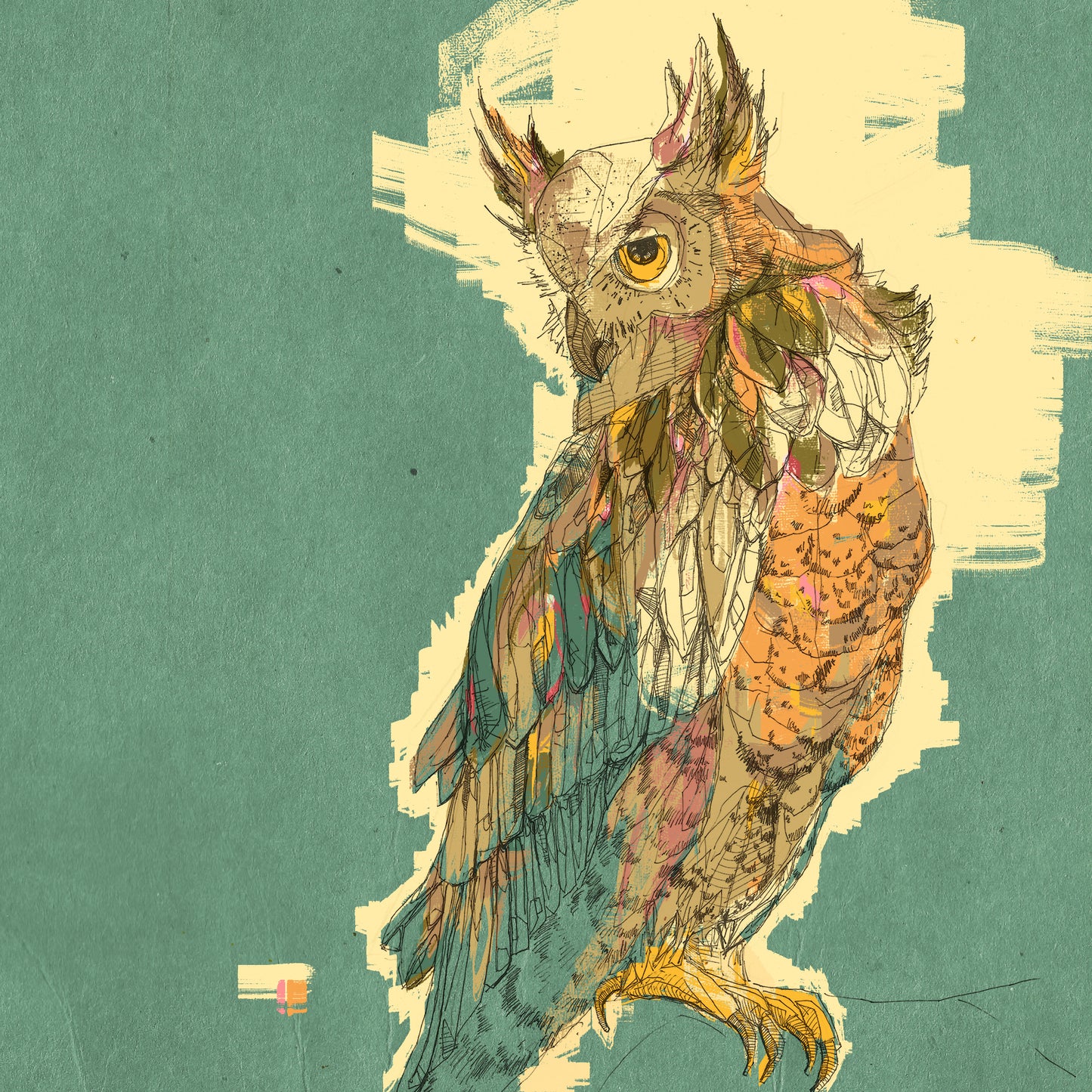 Eagle Owl Illustration